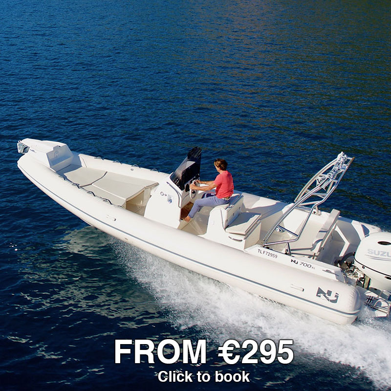 food on table in boat